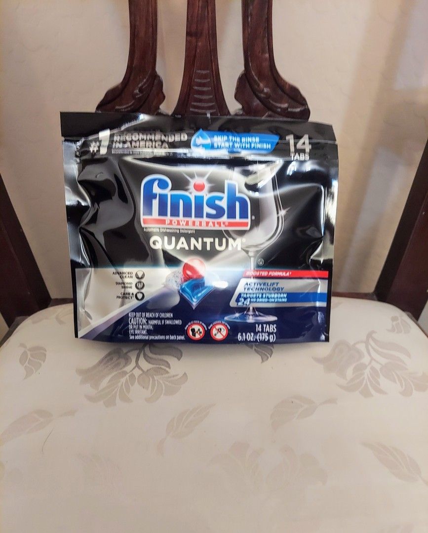 Finish Quantum Dishwasher tabs 14 count