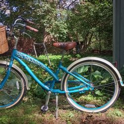 Handmade Norbert Cruiser Vintage Series 3  Speed Mint Condition Coral Teal