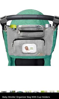 Stroller Organizer Bag With Cup Holder