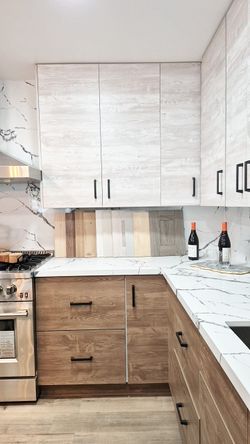 Kitchen cabinets and countertops