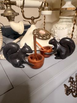 Pottery Barn Squirrel Salt Cellar