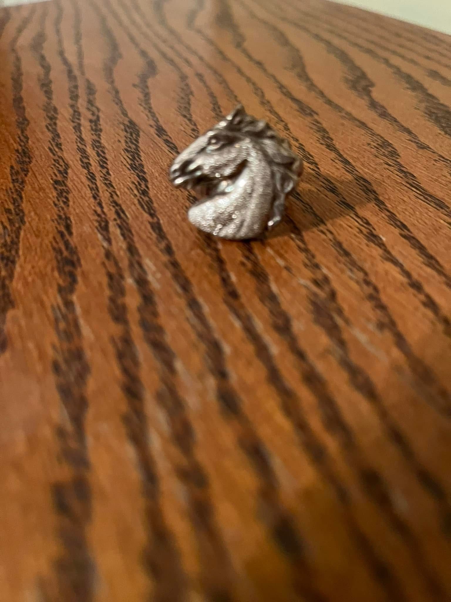 Horse Ring Made Of Silver