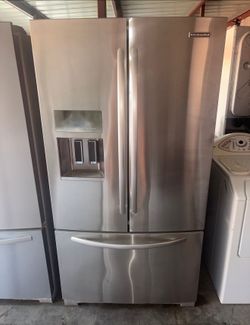 Kitchenaid Stainless Steel Refrigerator And Freezer