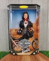 Harley Davidson Motorcycles Barbie Doll 1998 Collector Edition Gold label  22256 Vtg