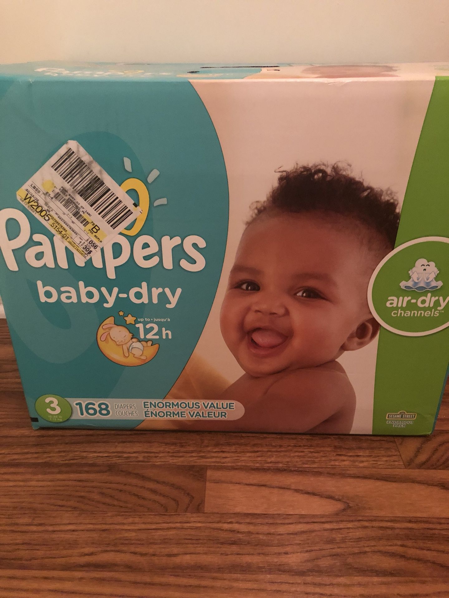 *$35* PAMPERS BABY DRY DIAPERS SIZE 3