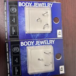 Body Jewelry, Eyebrow, 16 gauge,  3pk