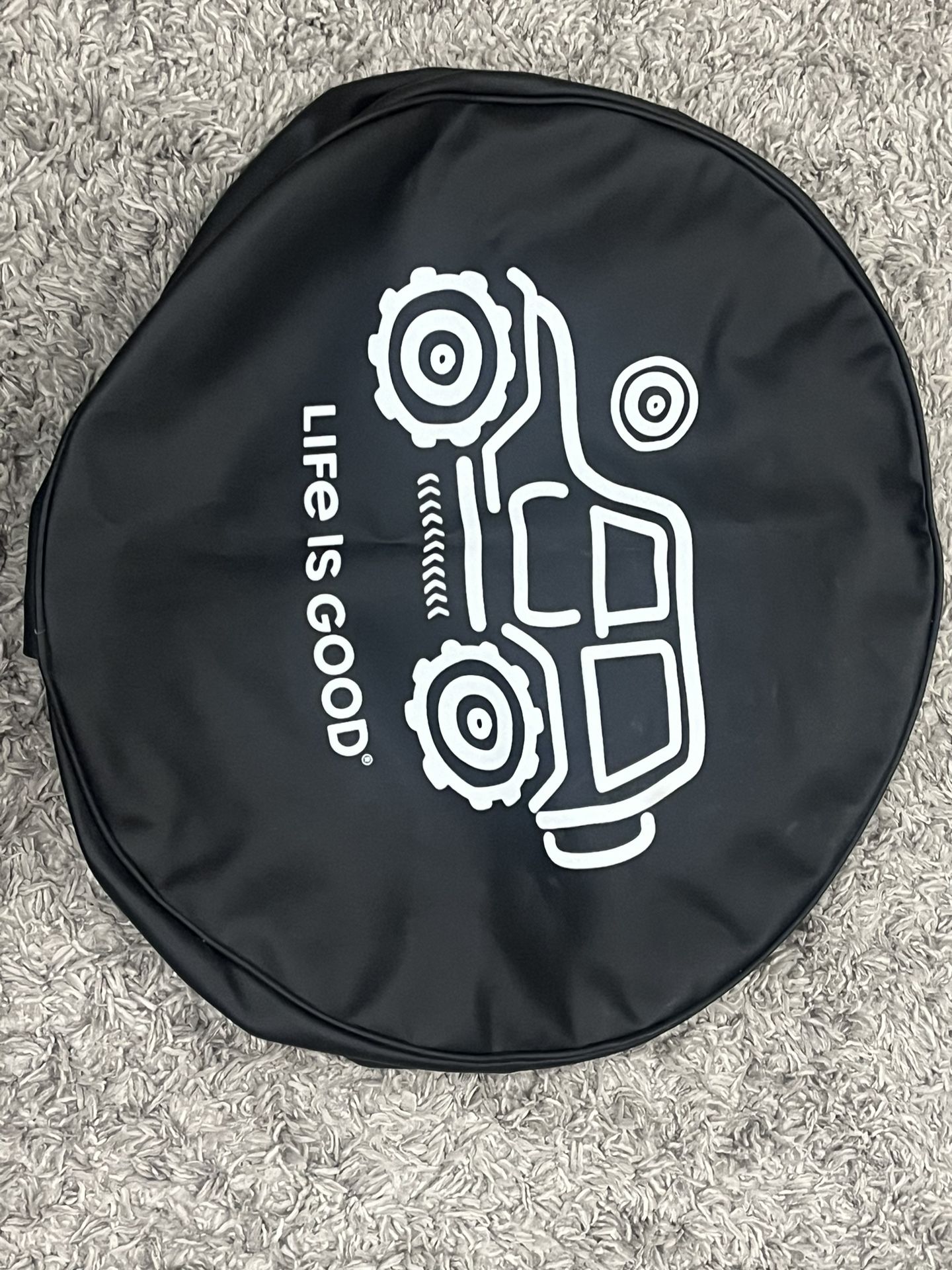 Life Is Good Jeep Wrangler Spare Tire Cover