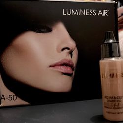 LUMINESS Silk ADVANCED 4-in-1 Airbrush Foundation Shade 50 New Sealed!