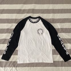 Black and white Chrome hearts longsleeve 