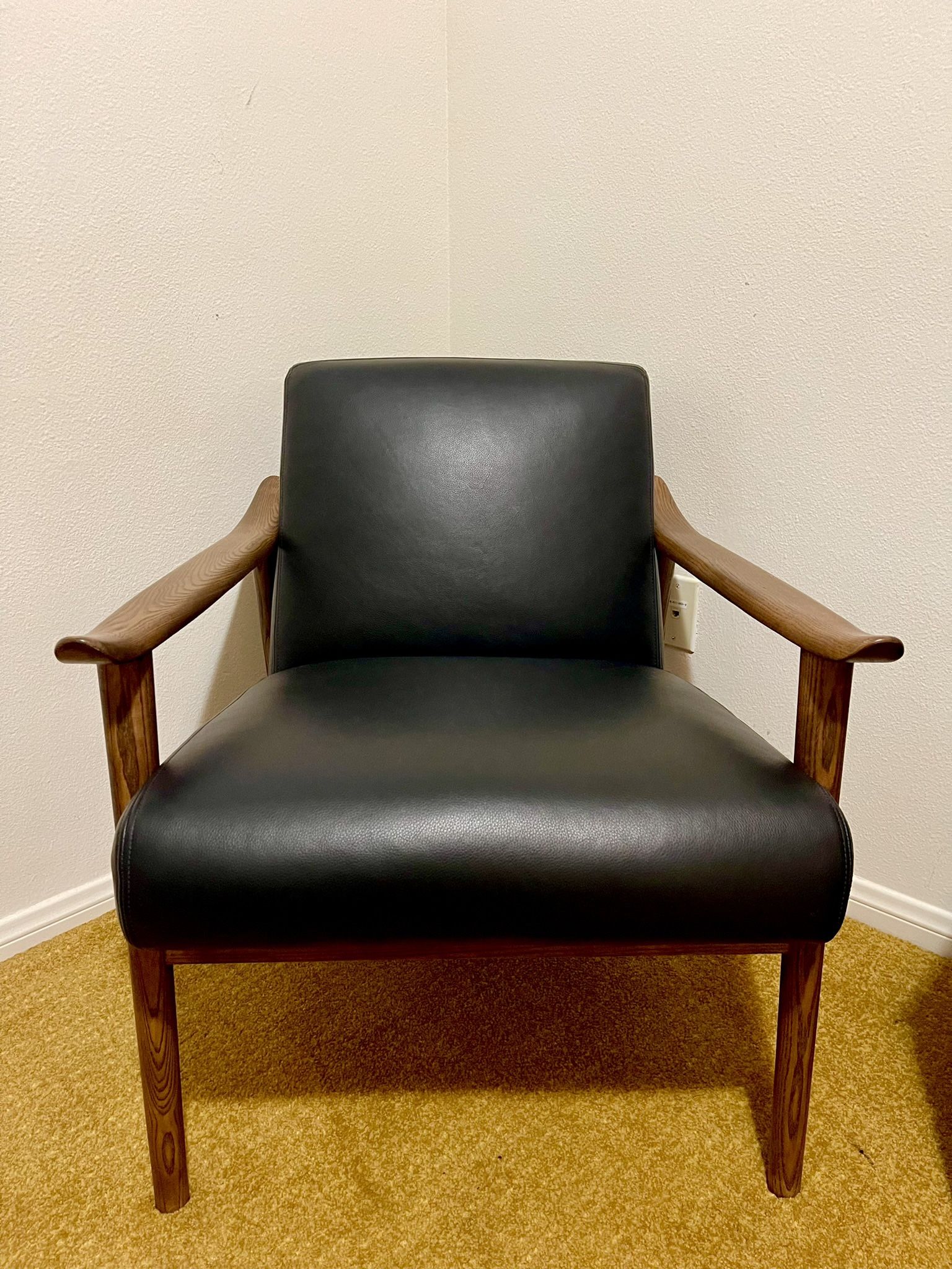 West Elm Leather Chair