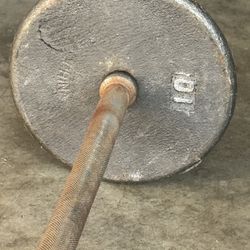 Barbell And And Single Arm Barbells