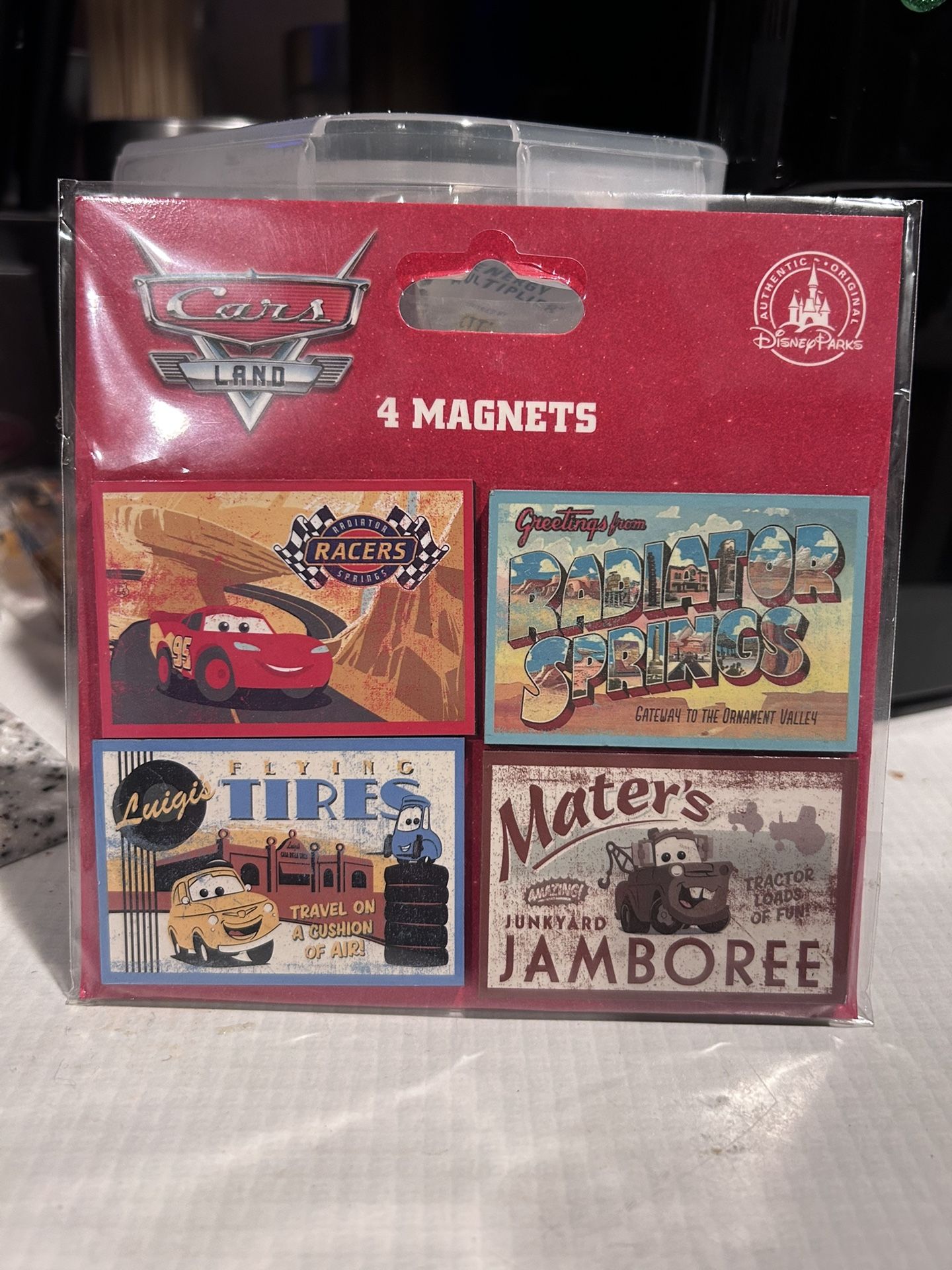 Cars land Magnet Set