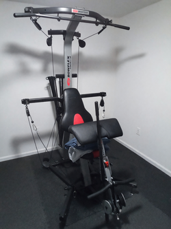 Bowflex Gray and Black Home Gym Resistance Rod System in good condition