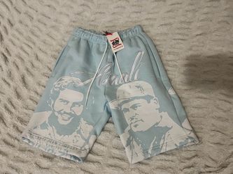 Asaali baby blue shorts - MESA AZ