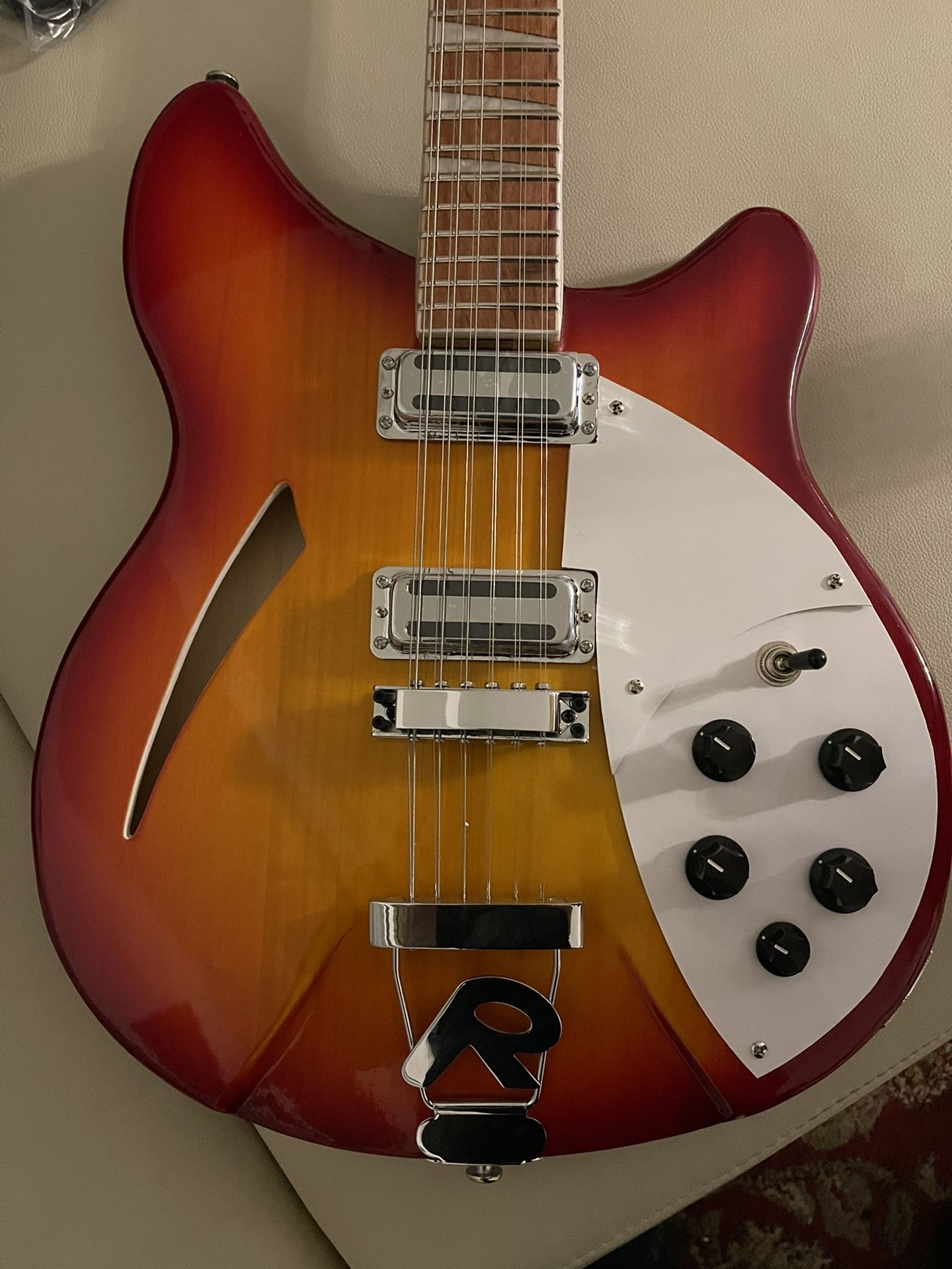 Rickenbacker copy Chinese Model 12 strings 360 fire glow brand new