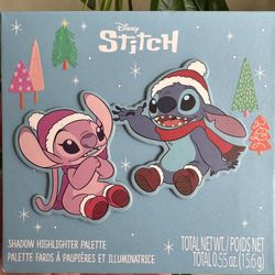 ( Garage Sale ) Disney Stitch Makeup Palette Winter Theme Christmas  