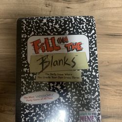 Fill In The Blanks Game Unopened 