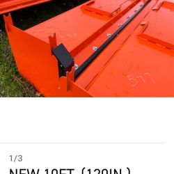 8' Snow Pusher--Quick Attach
