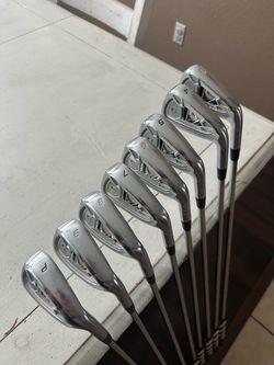 Rare TaylorMade Tour Phreferred Iron Set. Dynamic Gold 85 hyperlite Shafts.