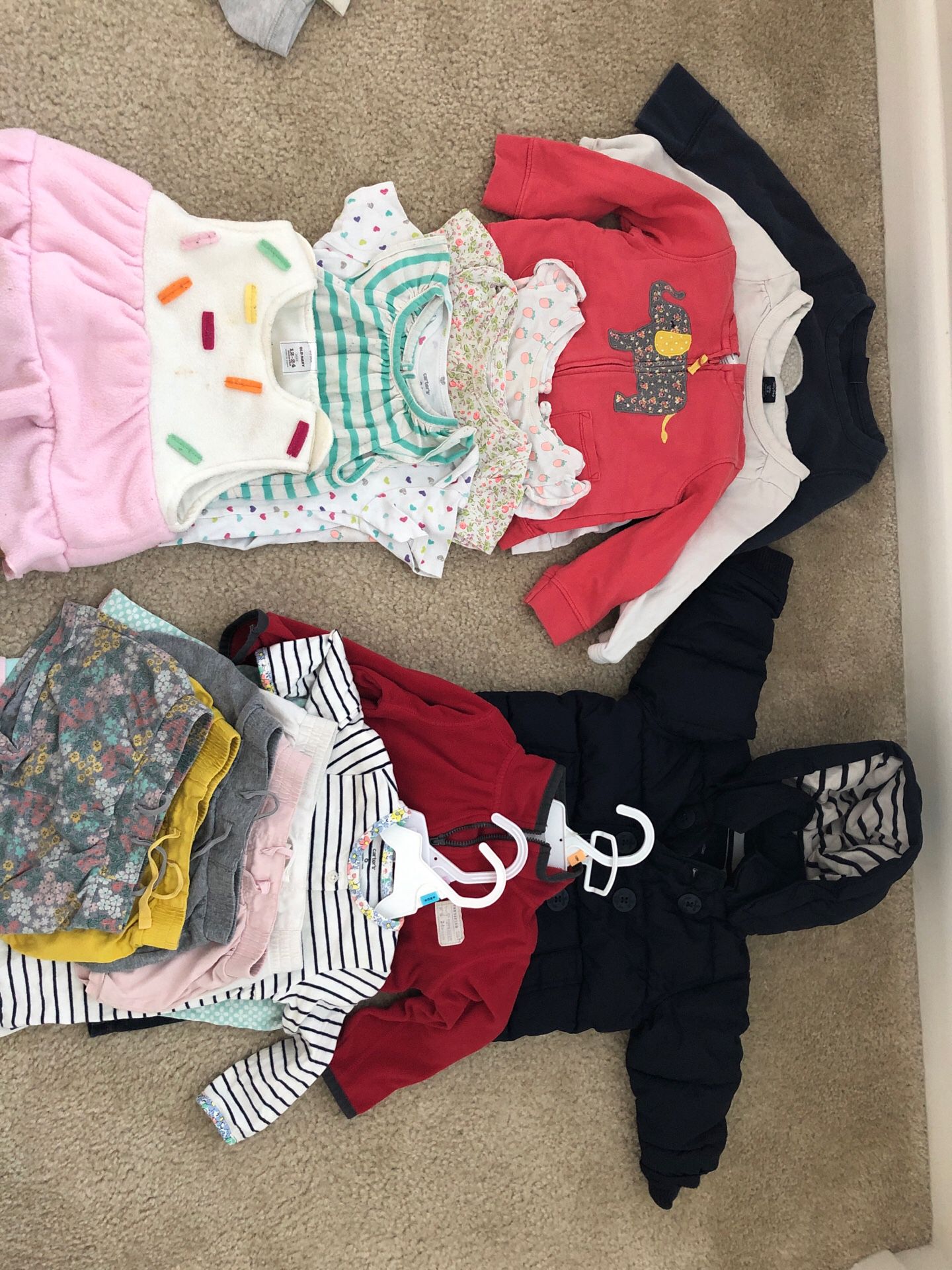 6-12 through 12-18 month girl clothes
