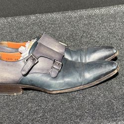 Blue leather Dress Shoe 8.5 Men