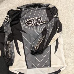 Answer Racing Motocross Riding Jersey  Dirt bike Off Road SM Black Gray/Ultra-pore Pants M