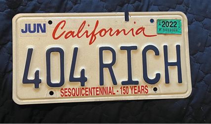 License plates