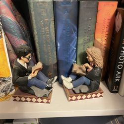 Harry Potter And Hermoine Granger Bookends