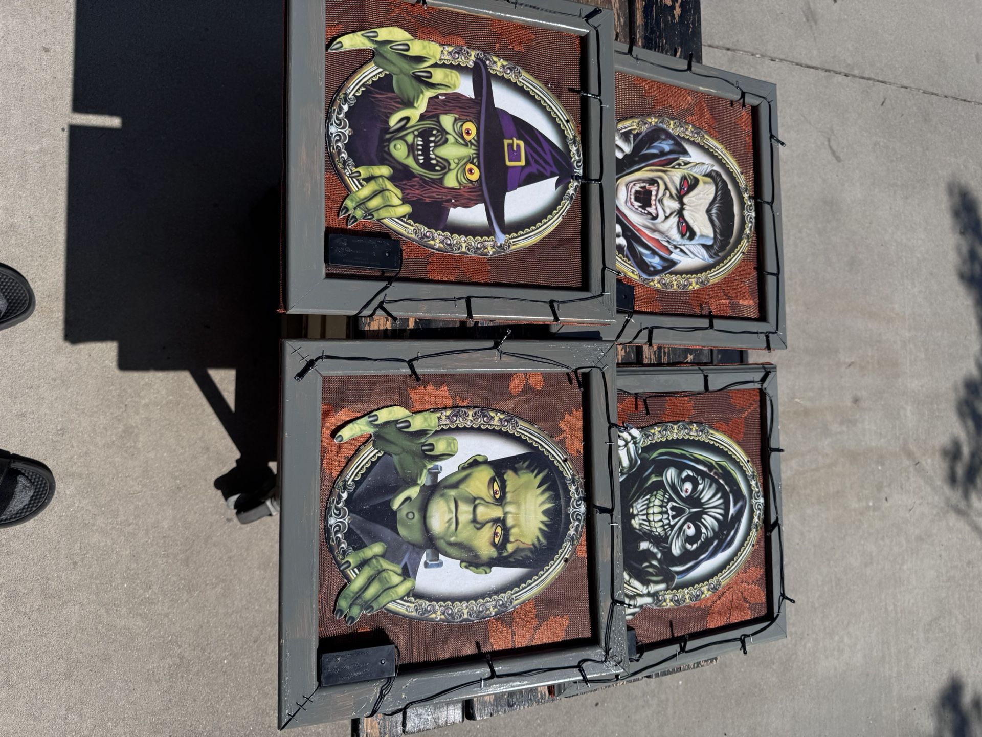Halloween Lighted picture Frames