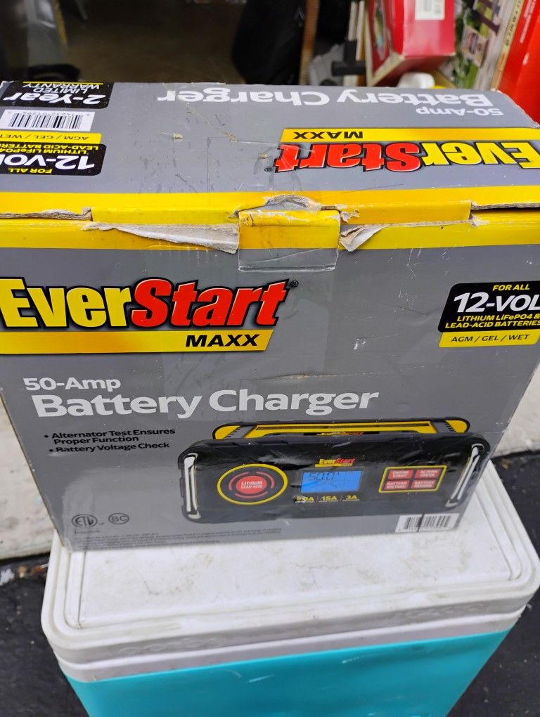 Ever Start 50-amp Battery Charger