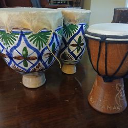 4 Moroccan Drums