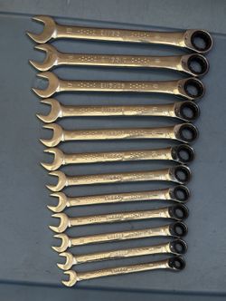 Expert by Mac Tools 12pc 8-19mm Metric 12pt Reverse Ratcheting Spanner Set E1l