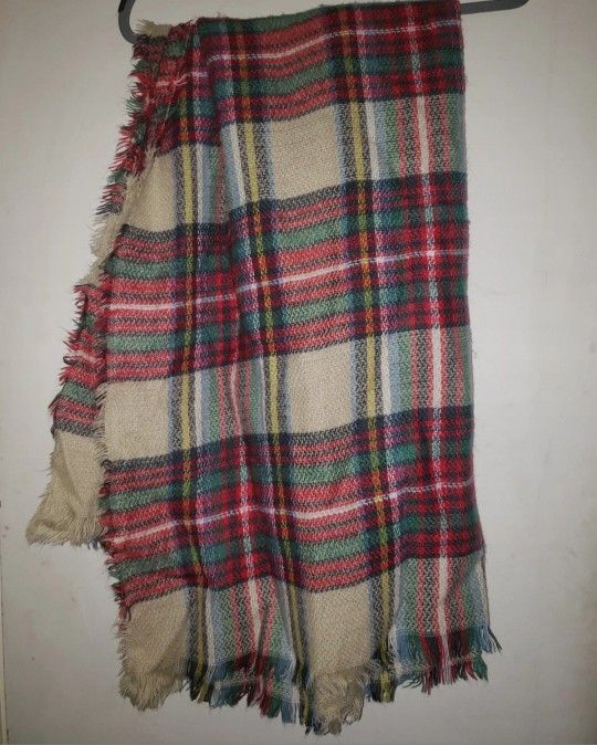 Plaid Multi-color Scarf/Wrap