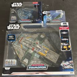 Micro Galaxy Lot Of 3 Ghost Gungan Submarine Saesee Starfighter
