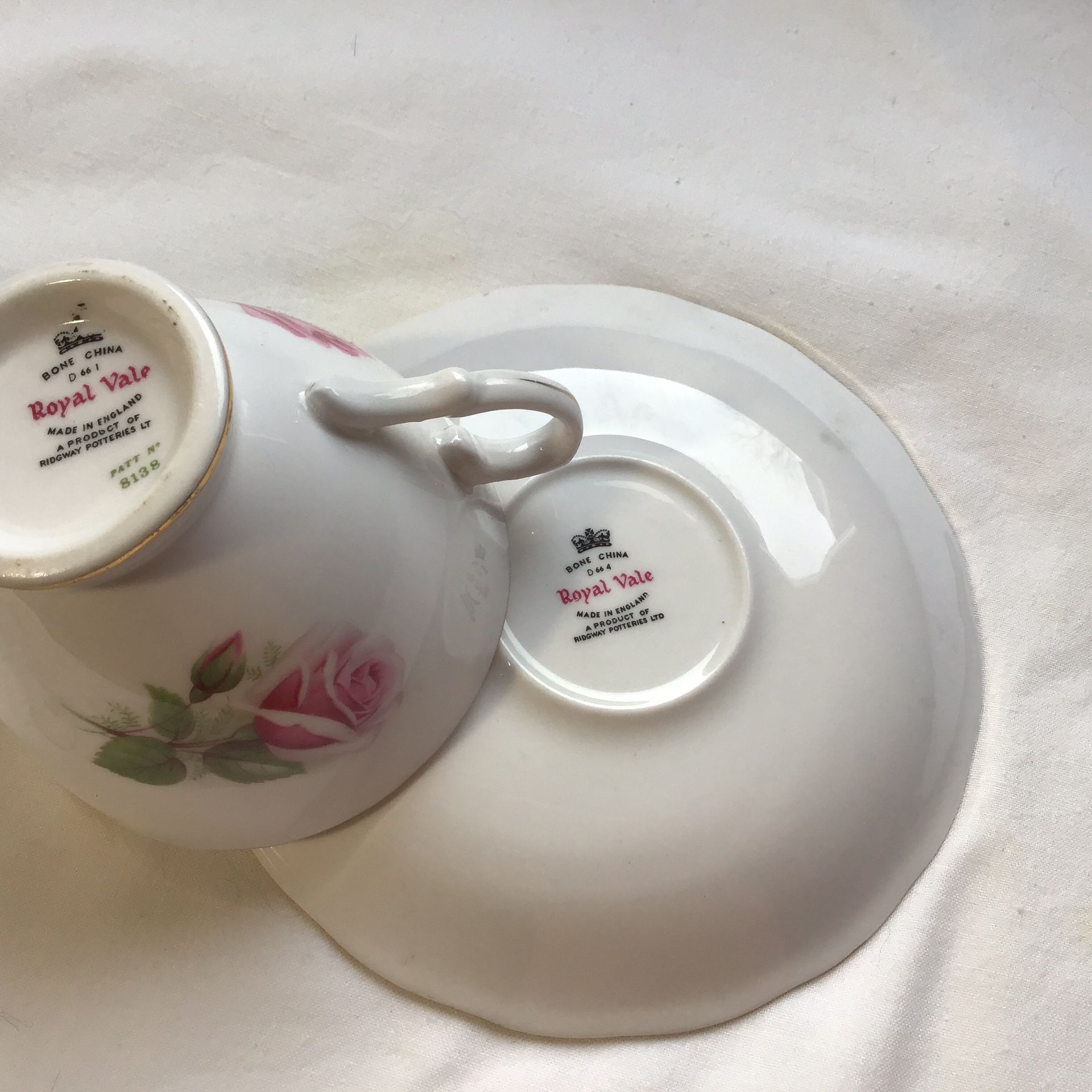 Bone China Tea cup & Saucer, Vintage