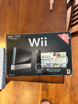 Black Nintendo Wii + Extras