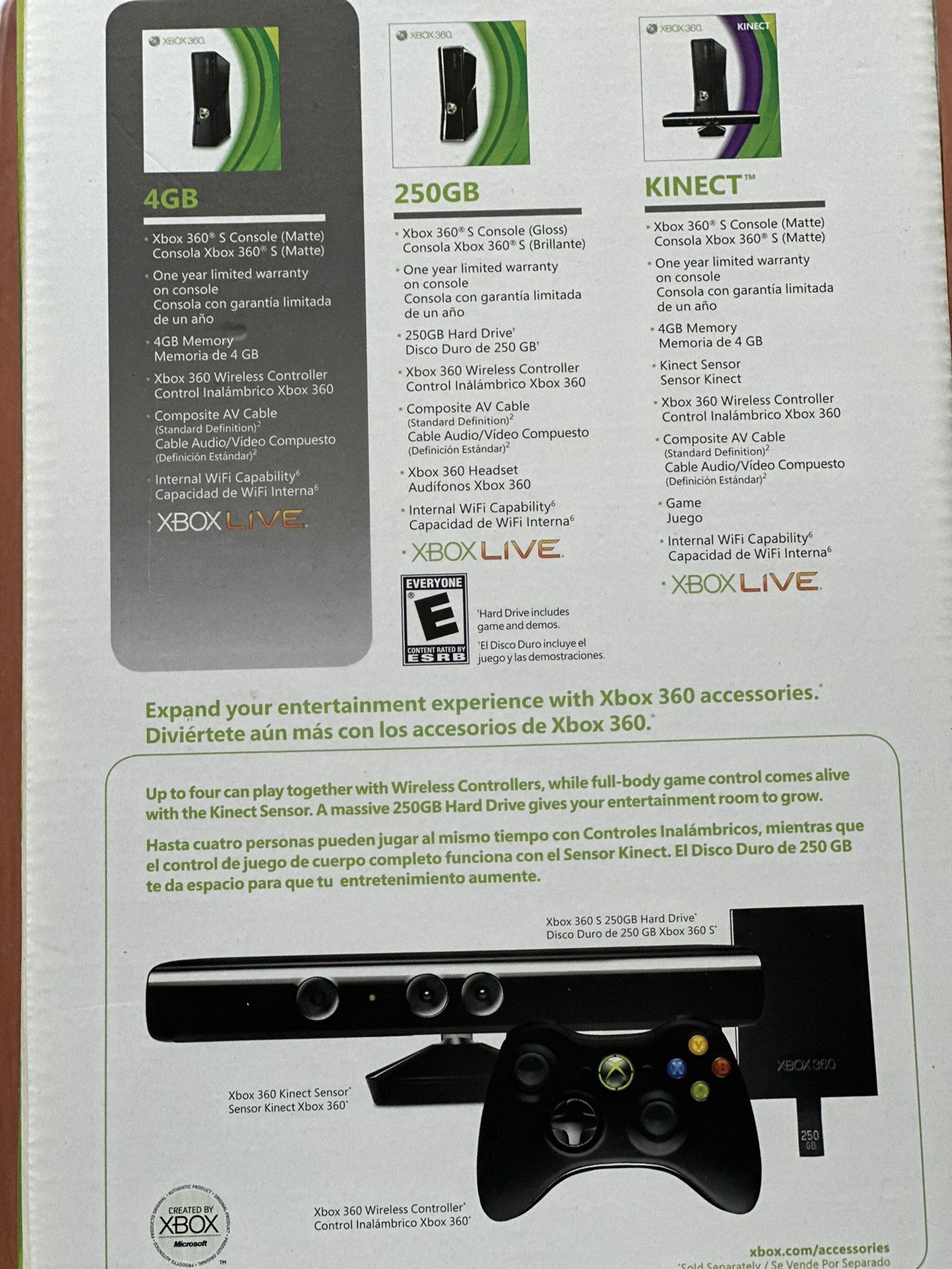 Xbox 360 S Console 4gb & Free Game