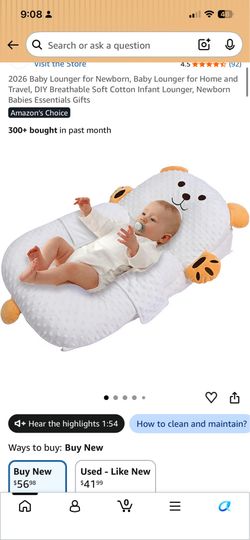 New baby lounger