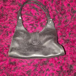 Black Leather Purse