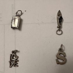 7 Sterling Silver Charms