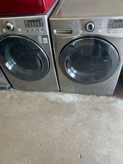 LG Front load washer and dryer set