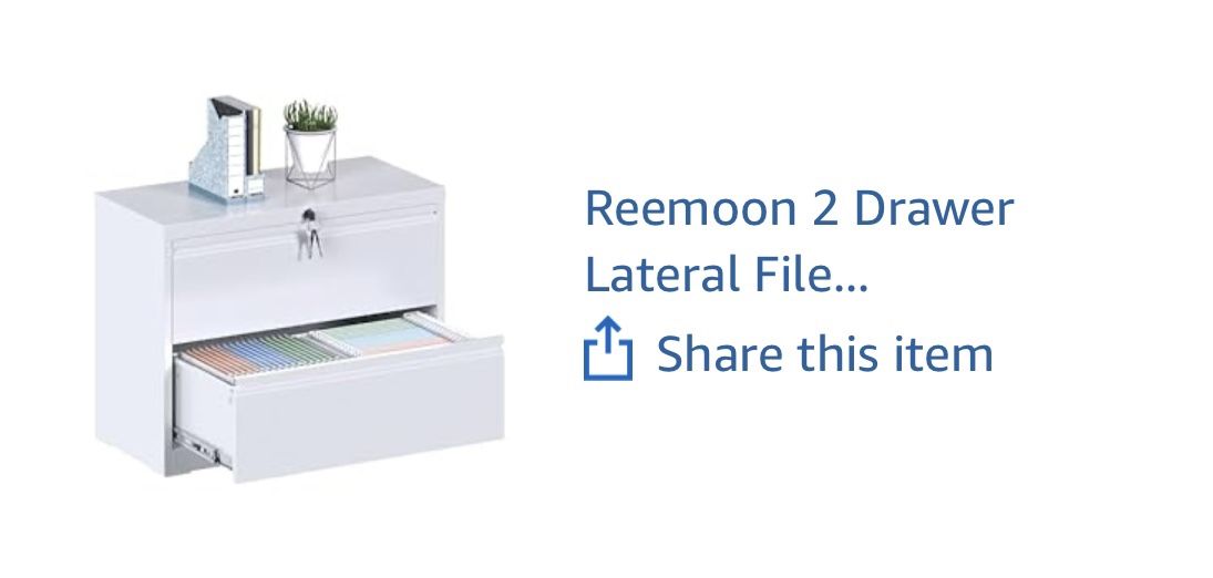 2 Drawer File Cabinet