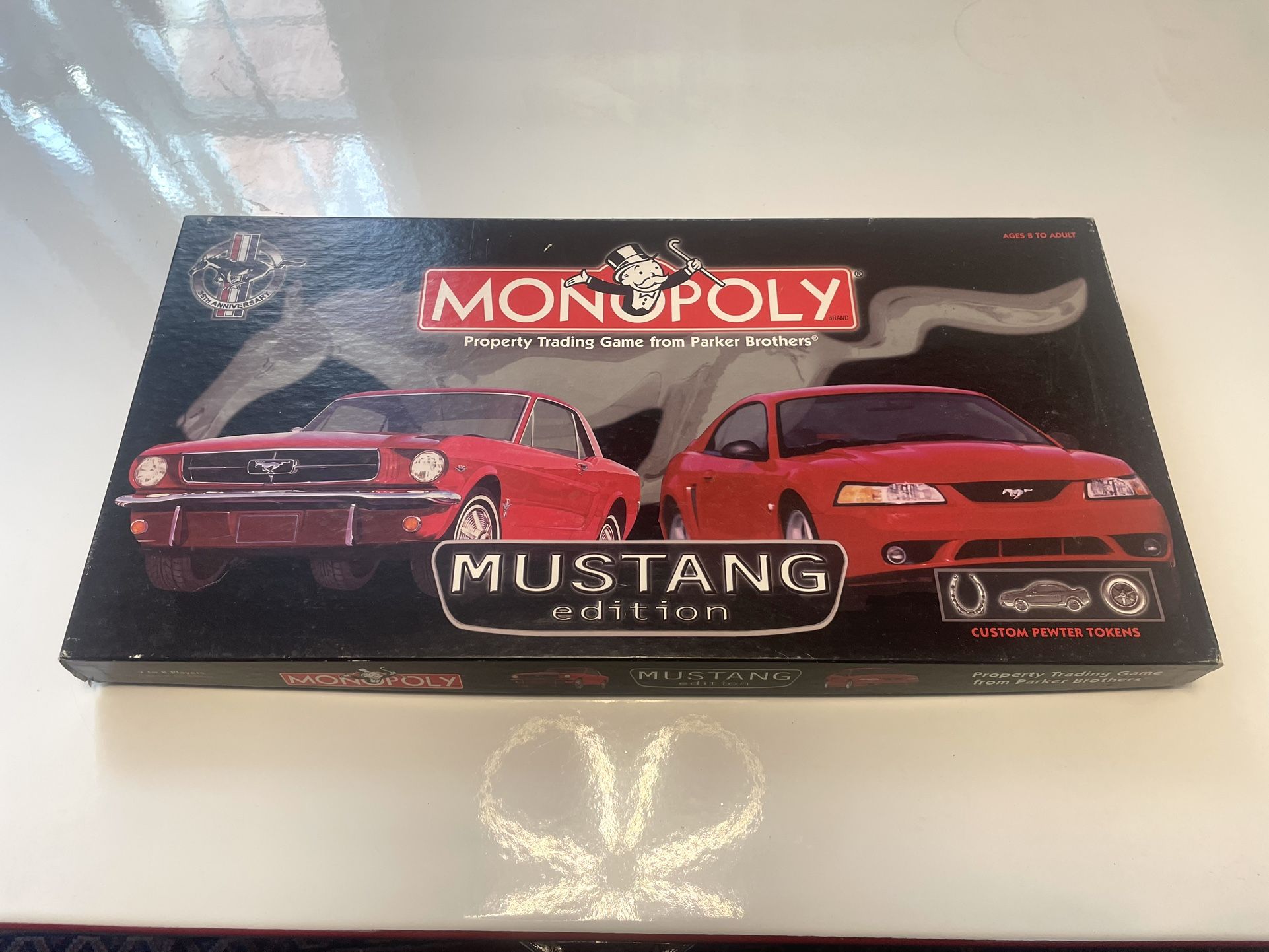 Monopoly Mustang Edition 35th Anniversary 1999 USAopoly Open Box, Unused