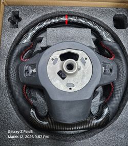 BRAND NEW 2020-2026 TOYOTA SUPRA A90 A91 Real Carbon Fiber Steering Wheel