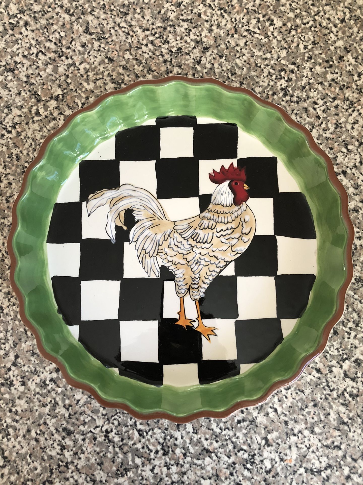 Deep Dish Pie Or Quiche Plate - Reduced