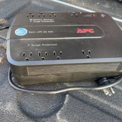 apc back- ups es 550 surge protection