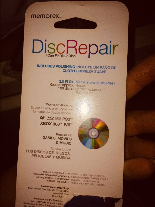 Disc repair kit for Cd