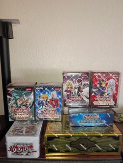 Yugioh deck boxes cards sealed