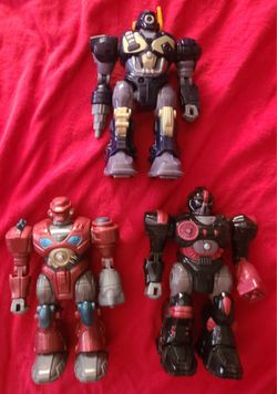 Mars  Motorized Attack Robots Toys Lot