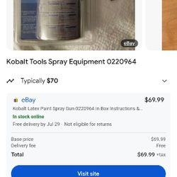 kobalt Spray Gun 